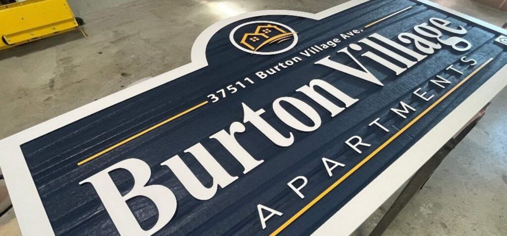 Carved and Routed Signs